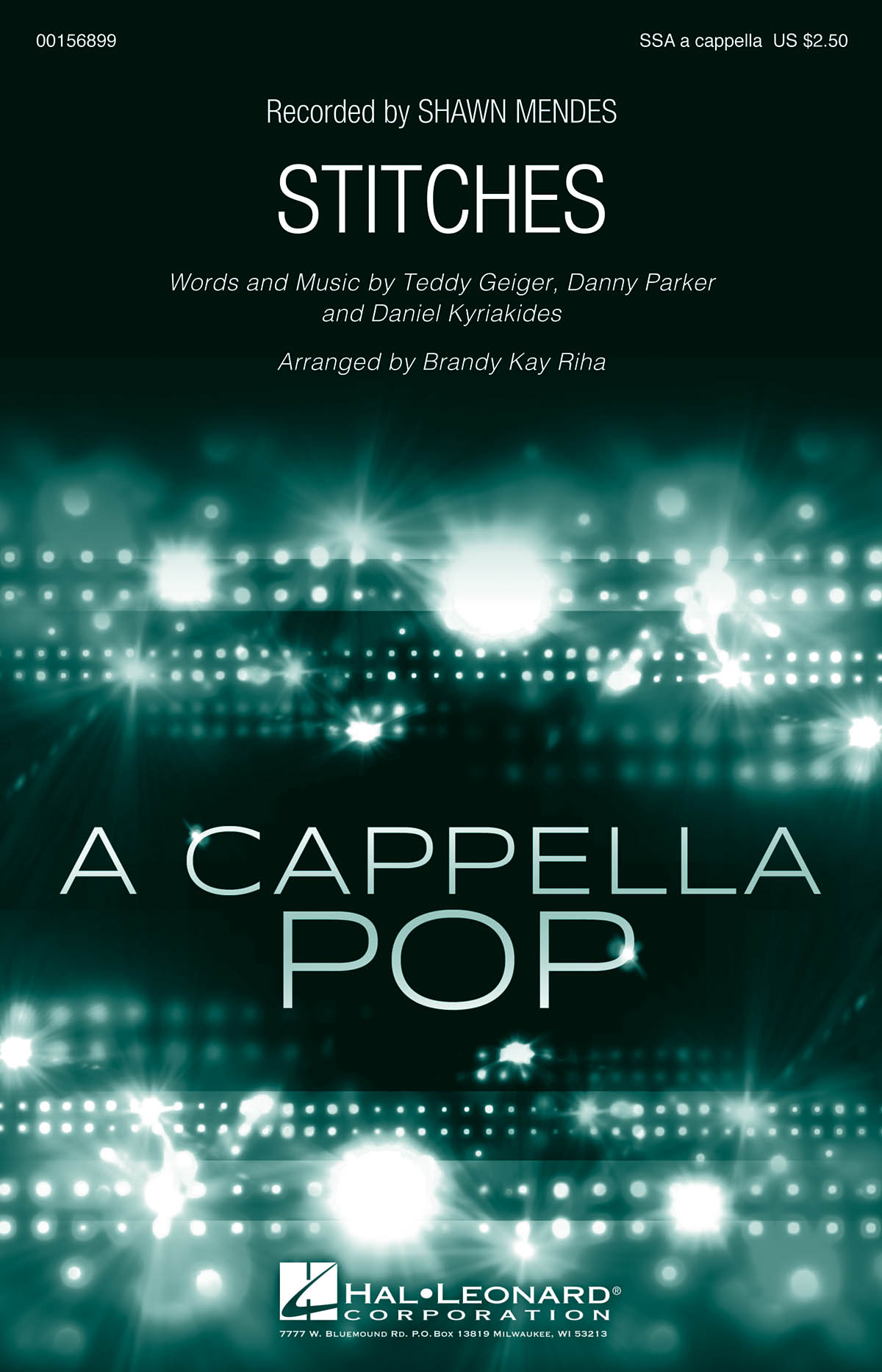 Shawn Mendes: Stitches (SSA A Cappella Songbook)