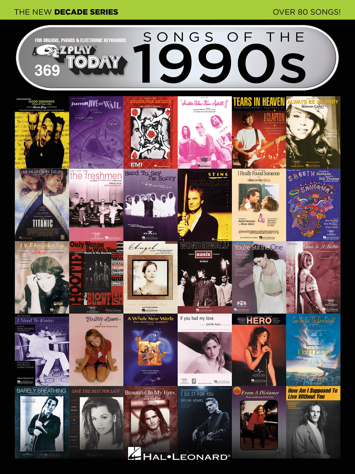 E-Z Play Today Volume 369: Songs Of The 1990s – The New Decade Series