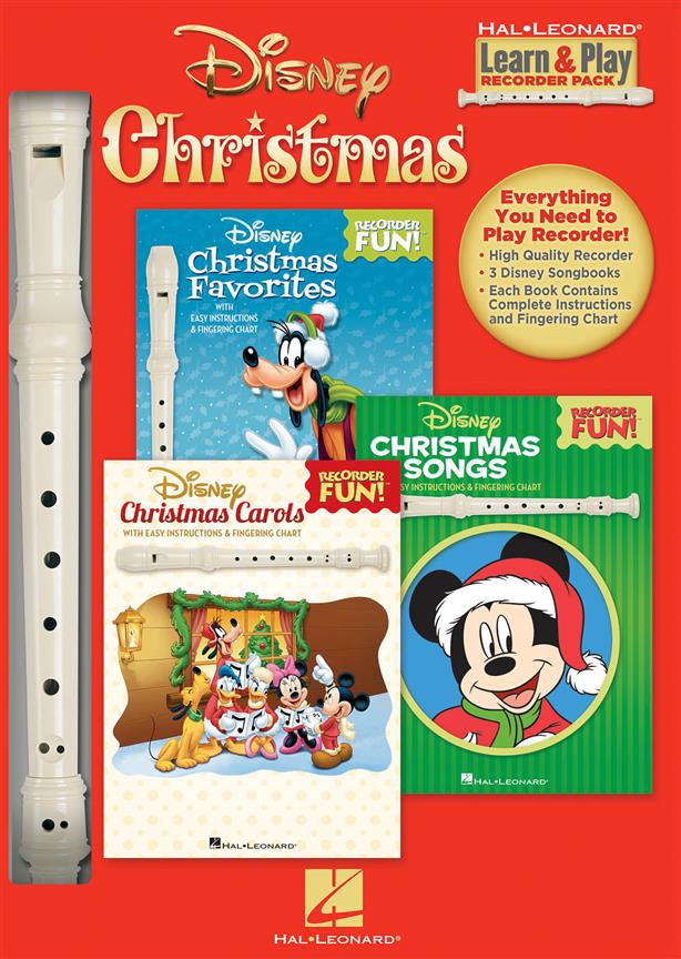 Disney Christmas: Learn & Play Recorder Pack