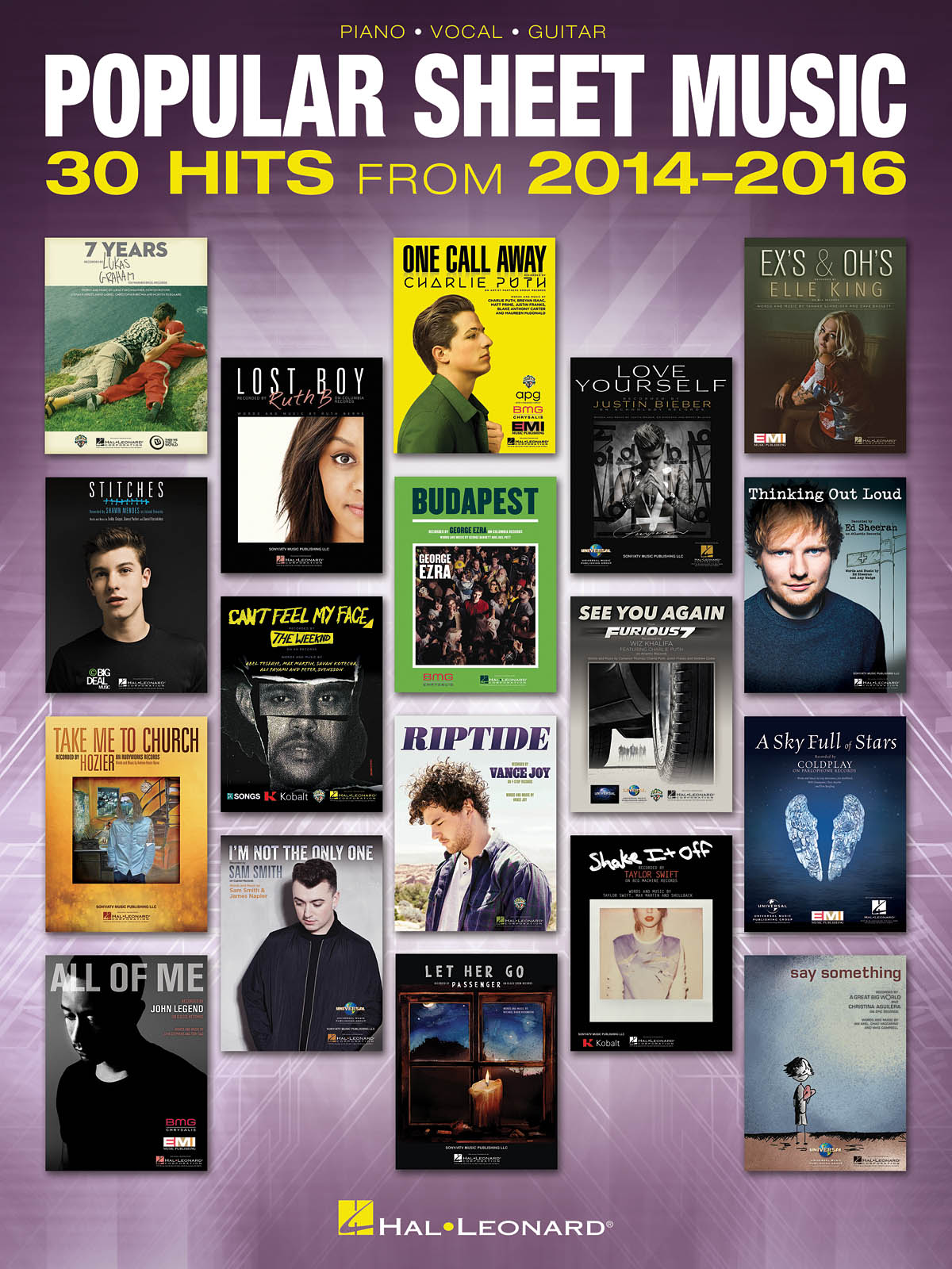 Popular Sheet Music 2014-2016 (PVG)