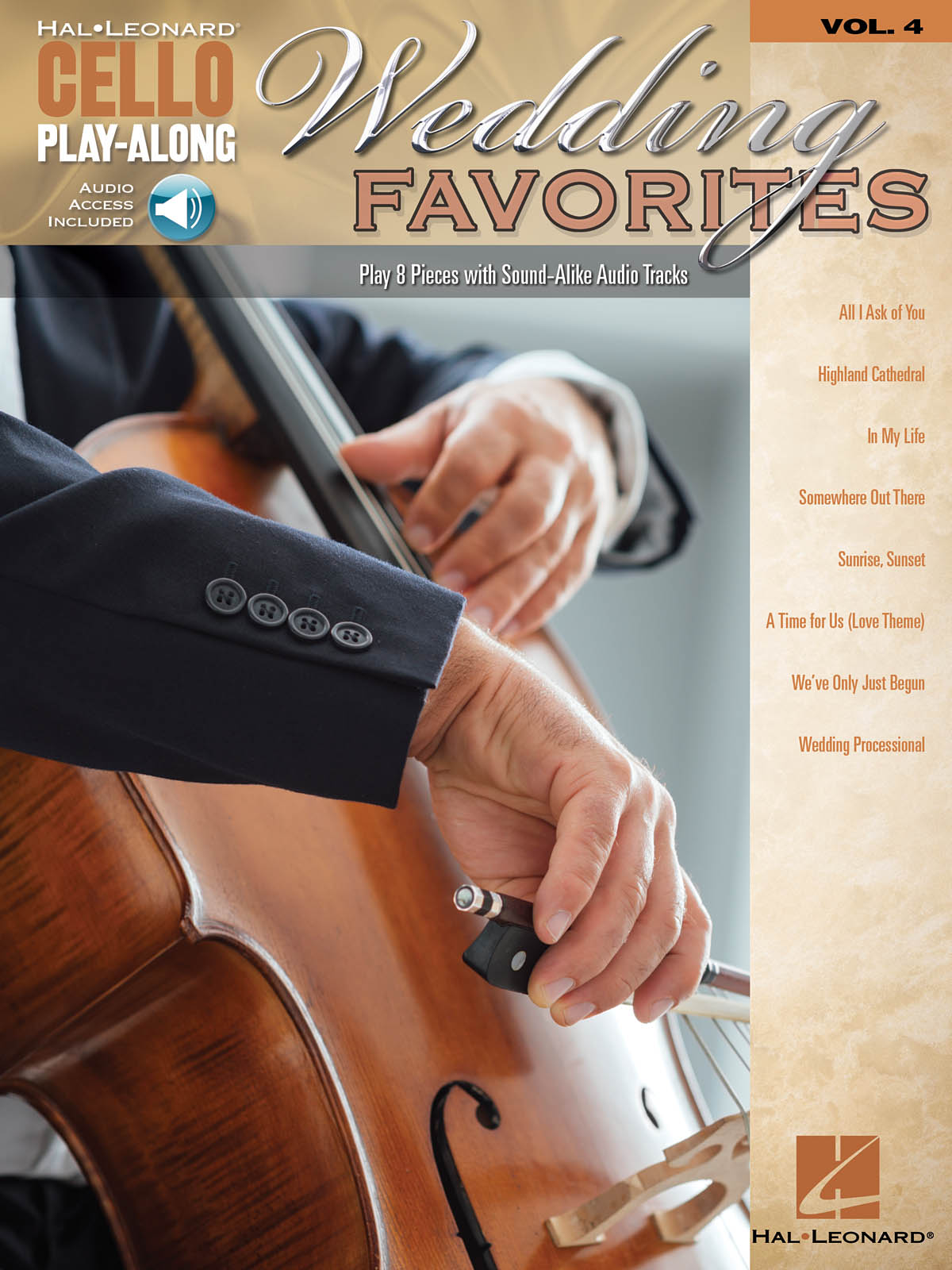 Cello Play-Along: Wedding Favorites (Cello Book/Audio)