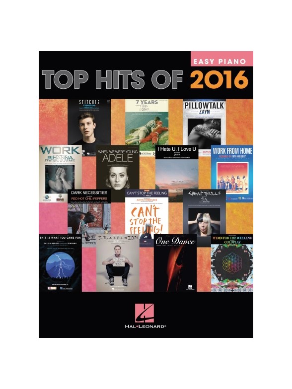Top Hits Of 2016: Easy Piano