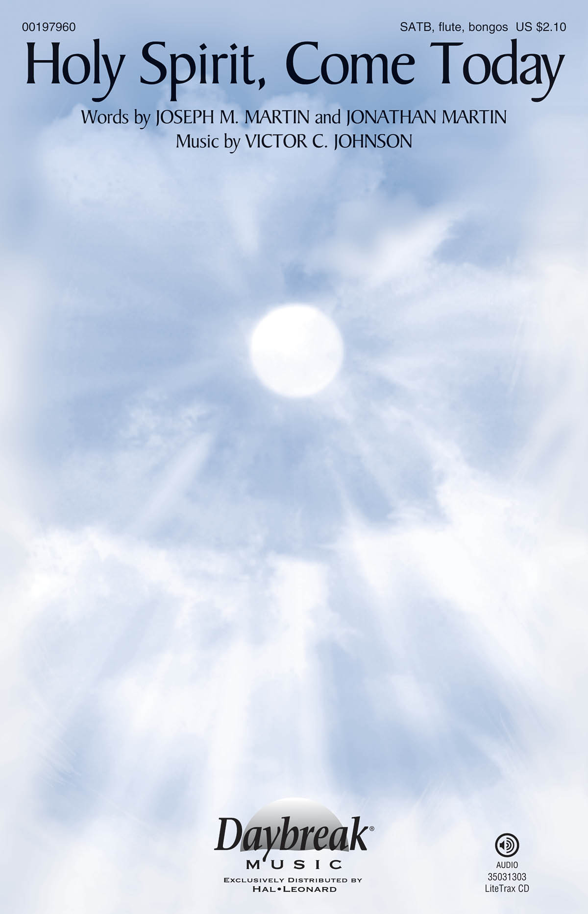 Victor C. Johnson: Holy Spirit Come Today (SATB/Flute/Bongos)