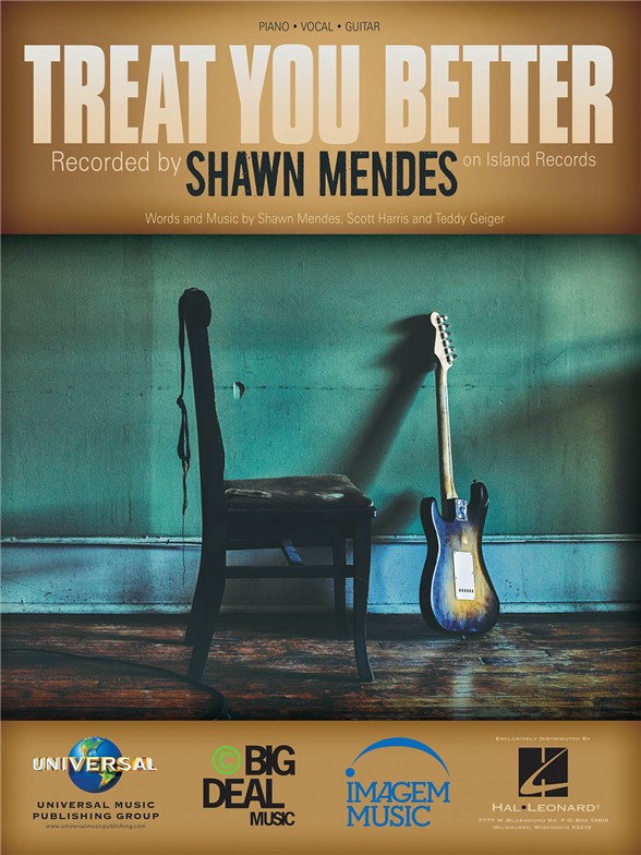 Shawn Mendes: Treat You Better (PVG Songbook)