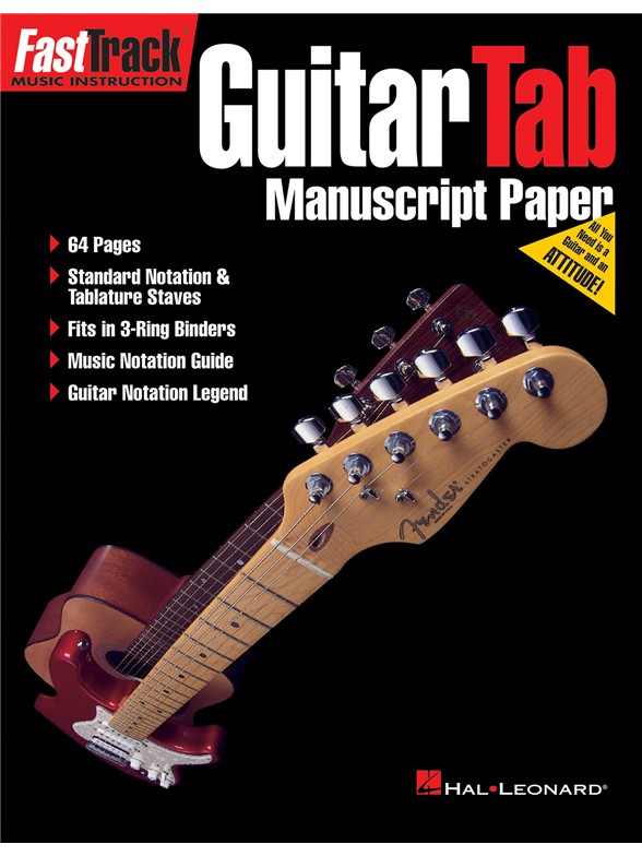 FastTrack Guitar Tab Manuscript Paper