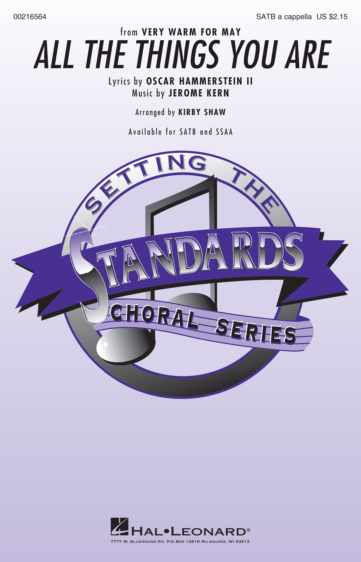 All The Things You Are (Arr. Shaw) (SATB)