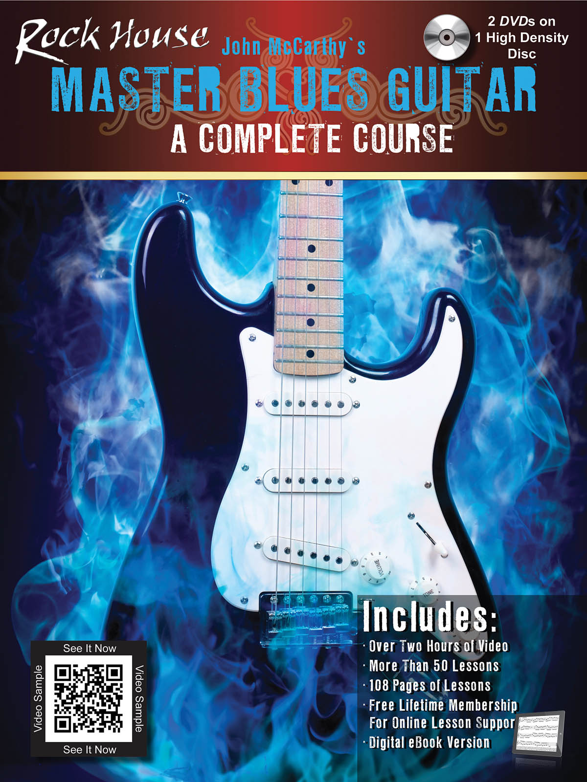 John McCarthy: Rock House Master Blues Guitar (Book/DVD)