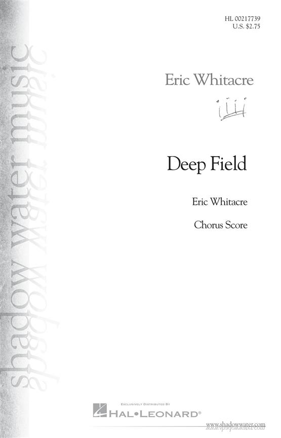 Deep Field : for Wind Ensemble, Choir, and Smartphone App SATB Choral Score