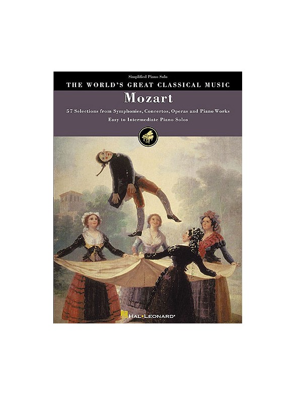 The World's Great Classical Music: Mozart - Simplified Piano Solos