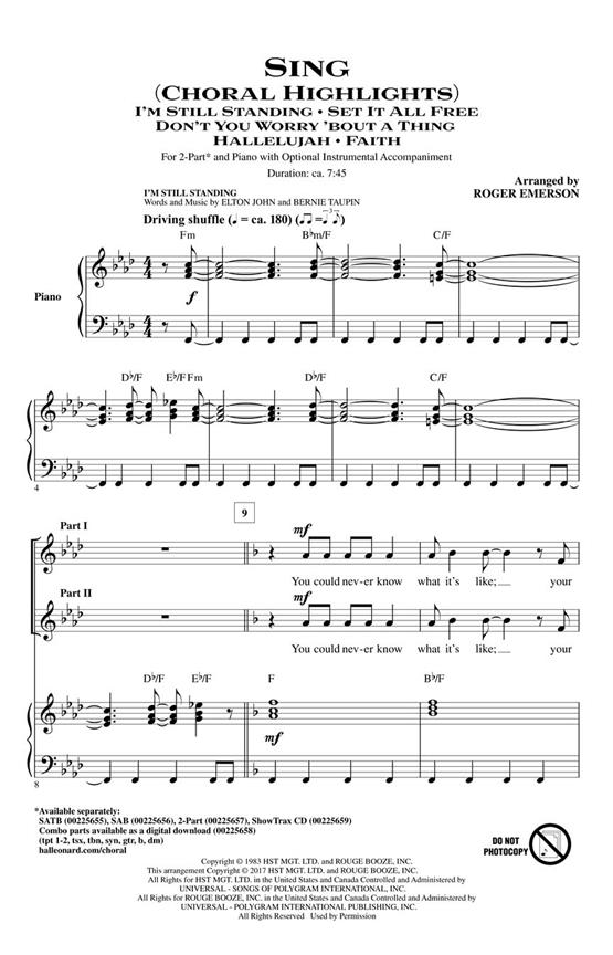 Sing : Choral Highlights