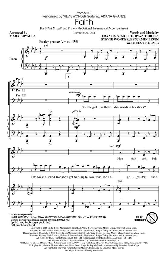 Faith : From Sing