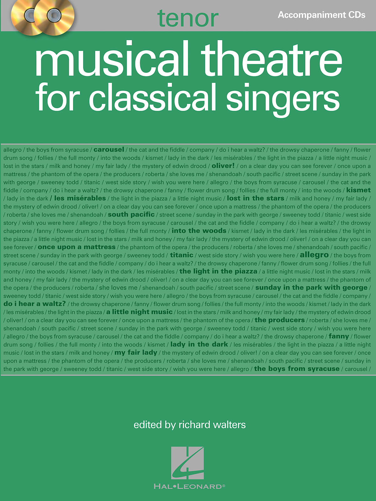 Musical Theatre for Classical Singers : Tenor, Accompaniment CDs