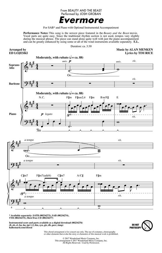 Evermore : from Beauty and the Beast