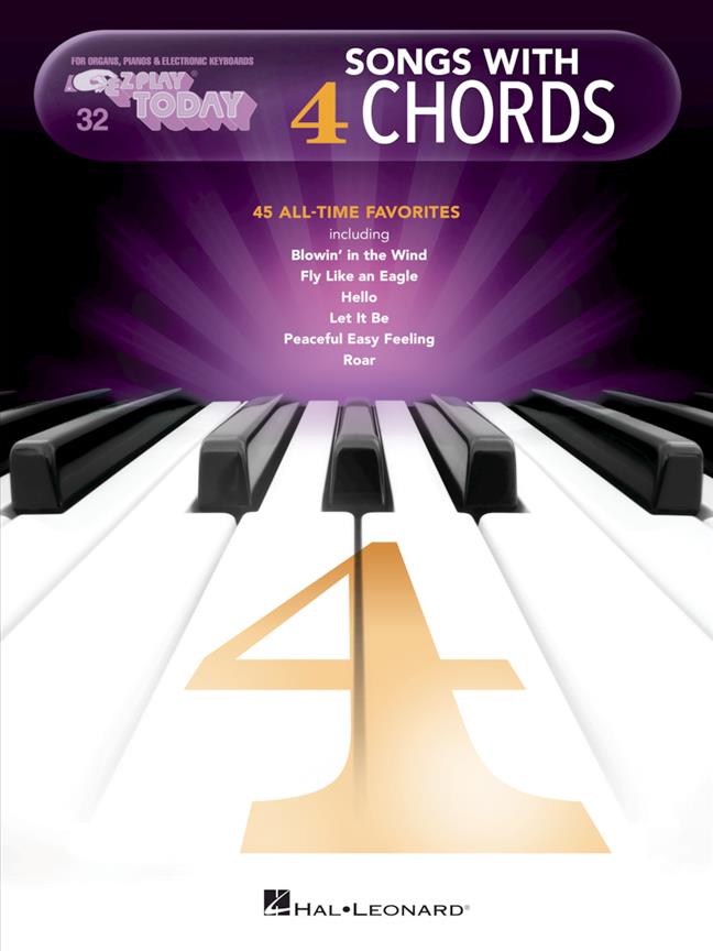 Songs with 4 Chords : E-Z Play Today Volume 32