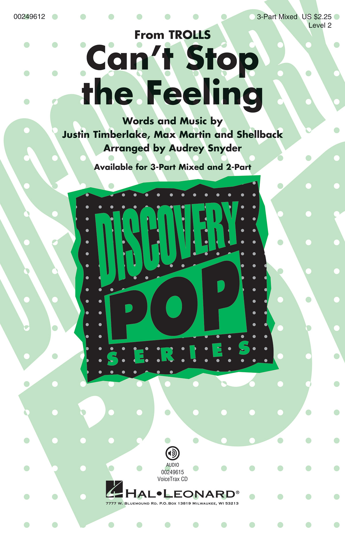 Can't Stop the Feeling : Discovery Level 2