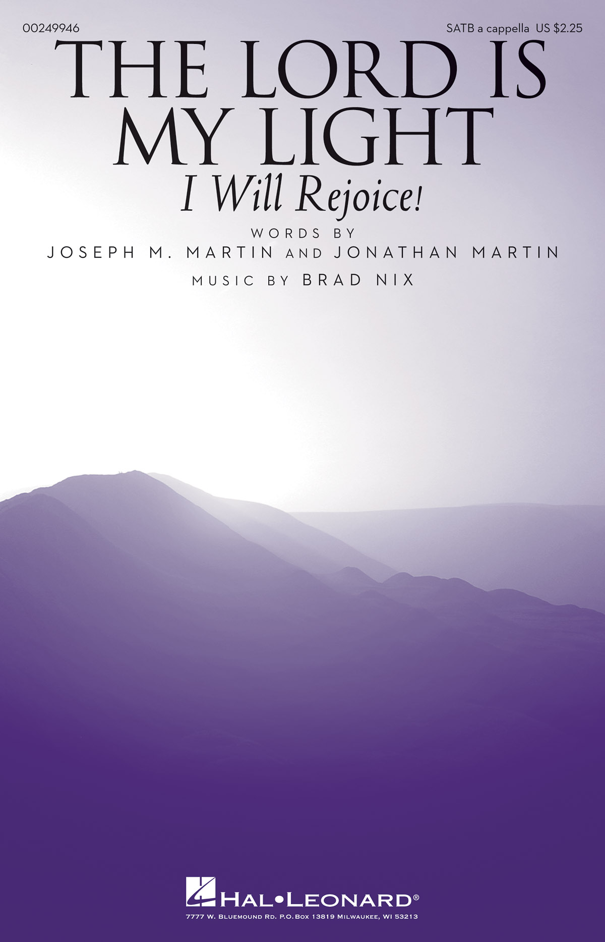 The Lord Is My Light : I Will Rejoice!