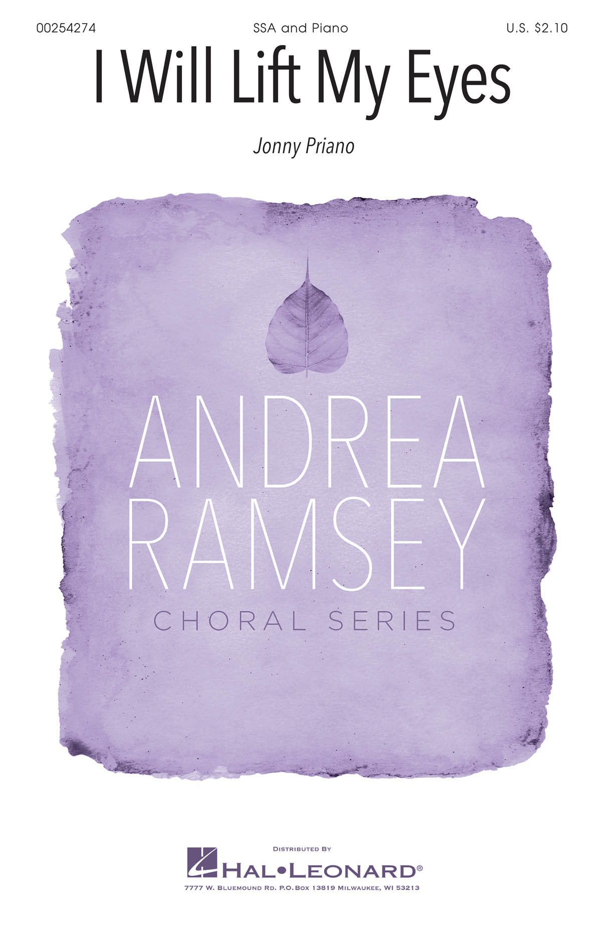 I Will Lift My Eyes : Andrea Ramsey Choral Series