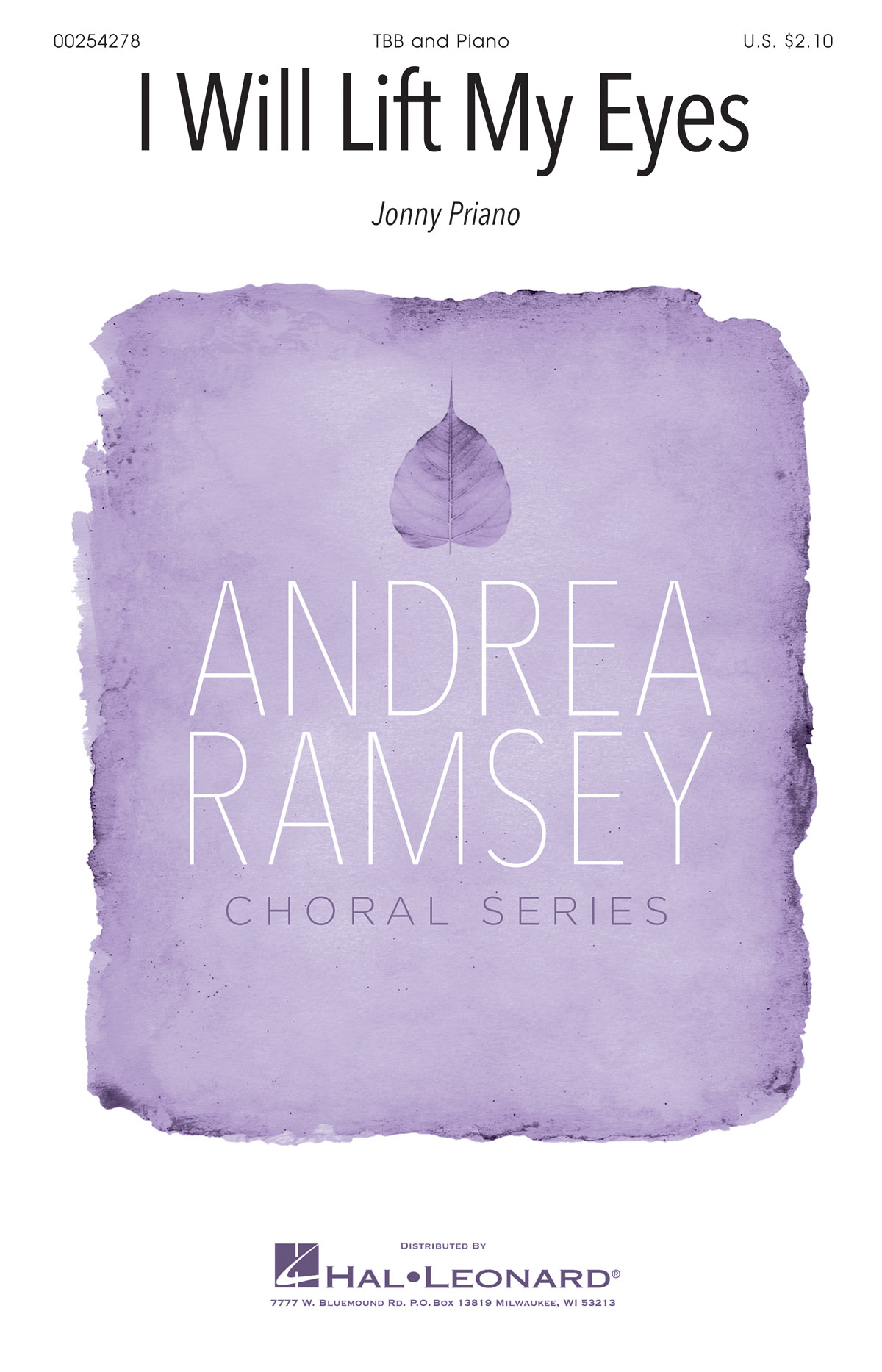 I Will Lift My Eyes : Andrea Ramsey Choral Series