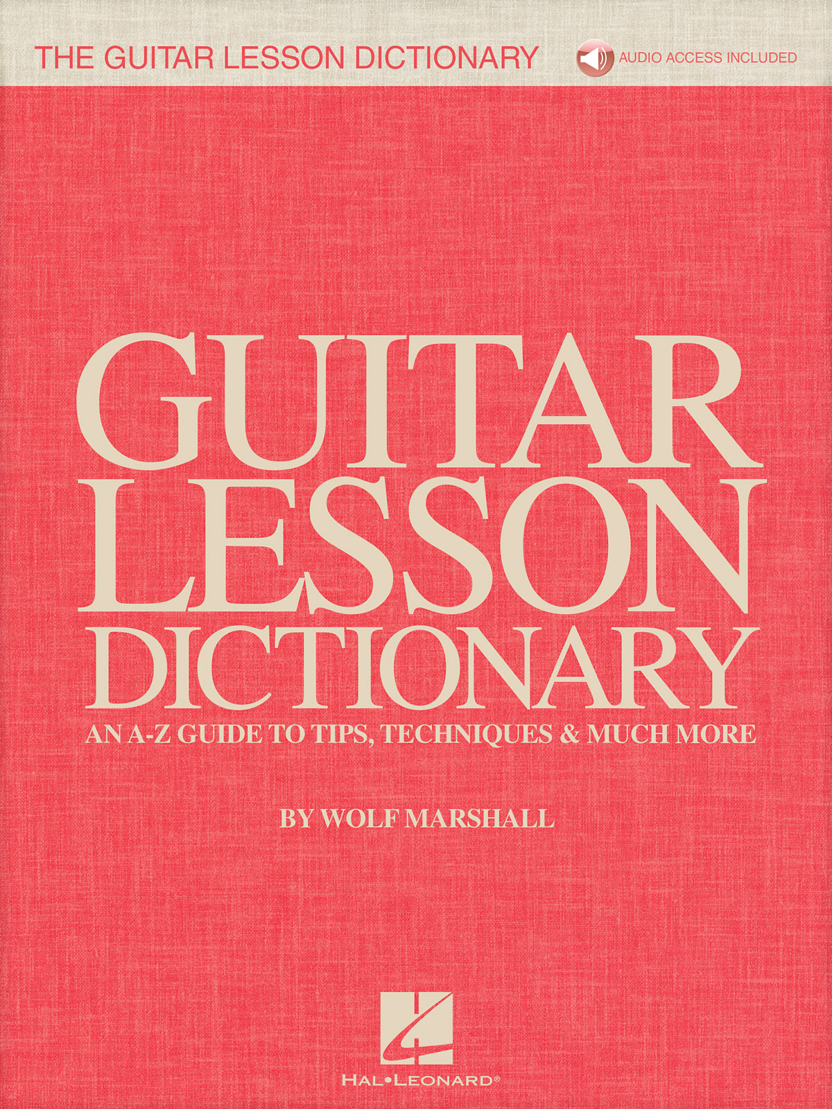 Wolf Marshall: The Guitar Lesson Dictionary (Book/Audio)