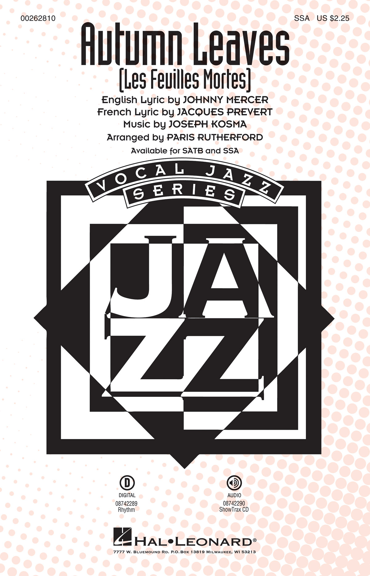 Autumn Leaves : Jazz Chorals