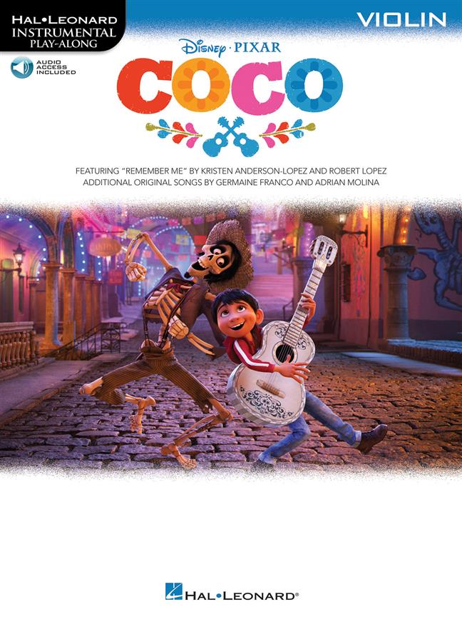 Disney Pixar's Coco: Instrumental Play-Along For Violin (Book/Audio)