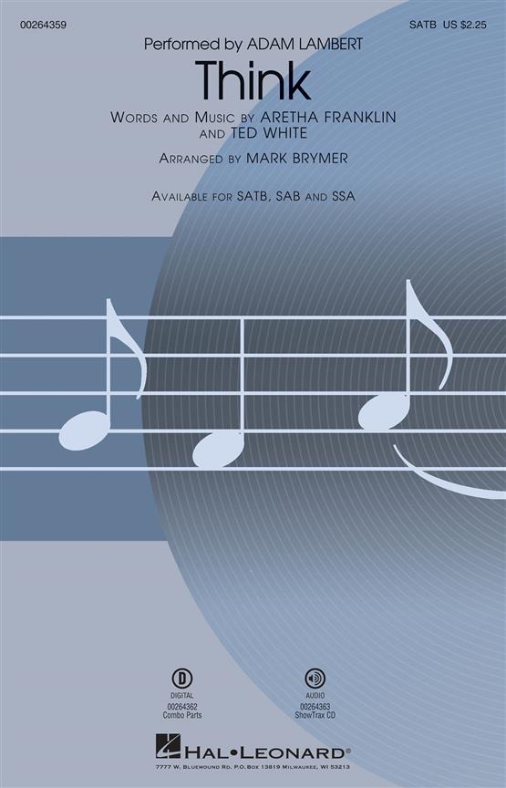 Aretha Franklin: Think (Arr. Brymer) (SATB)