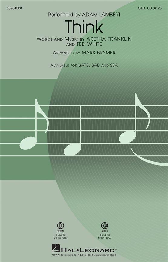Aretha Franklin: Think (Arr. Brymer) (SAB)