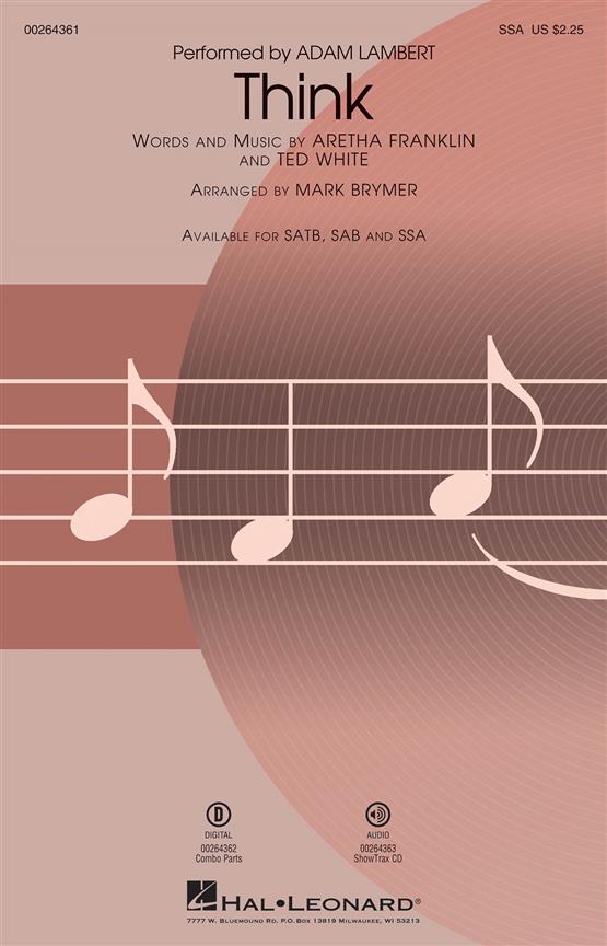 Aretha Franklin: Think (Arr. Brymer) (SSA)