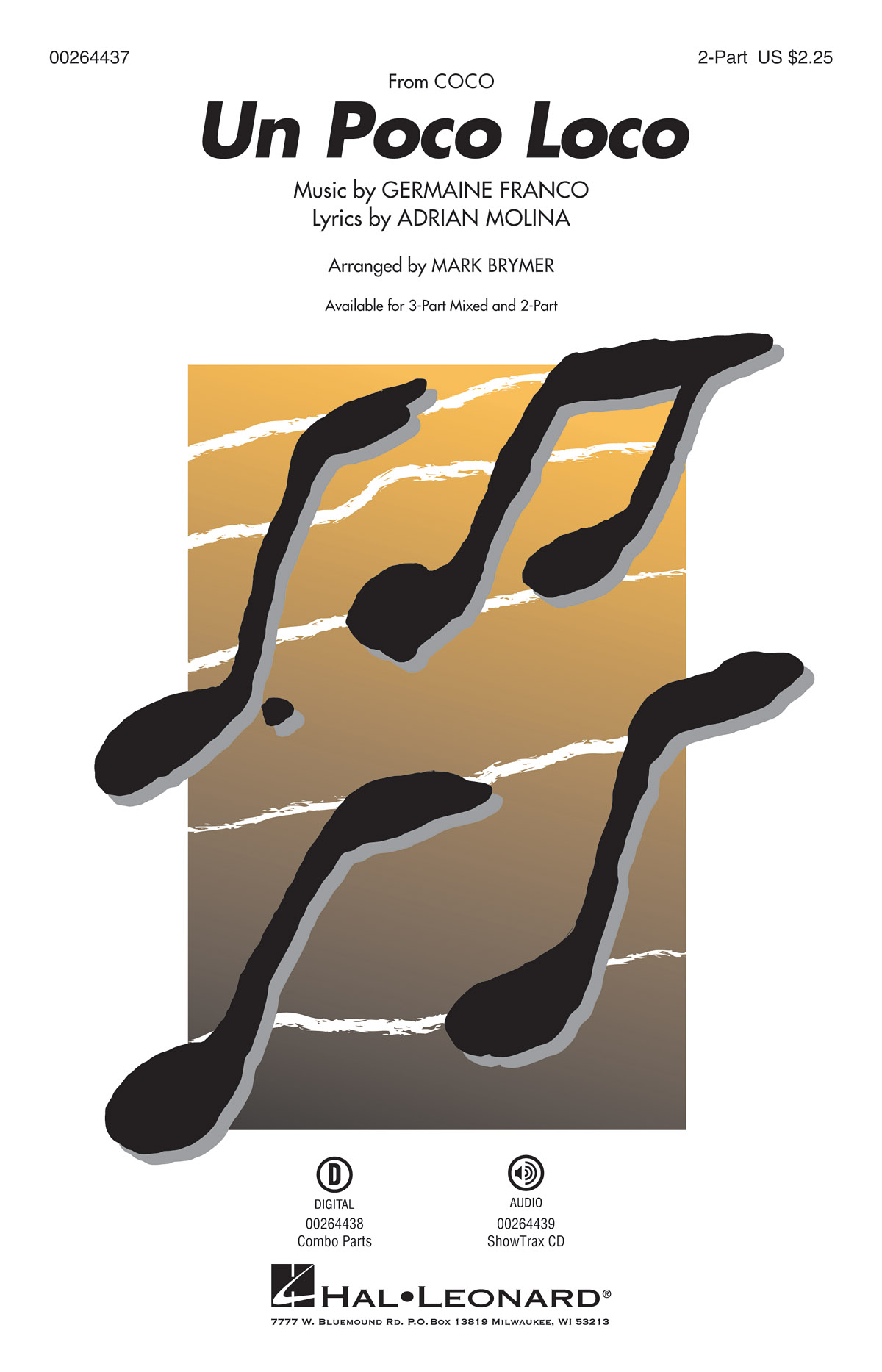 Un Poco Loco (From Disney's Coco) (2-Part Choir, arr. Brymer)