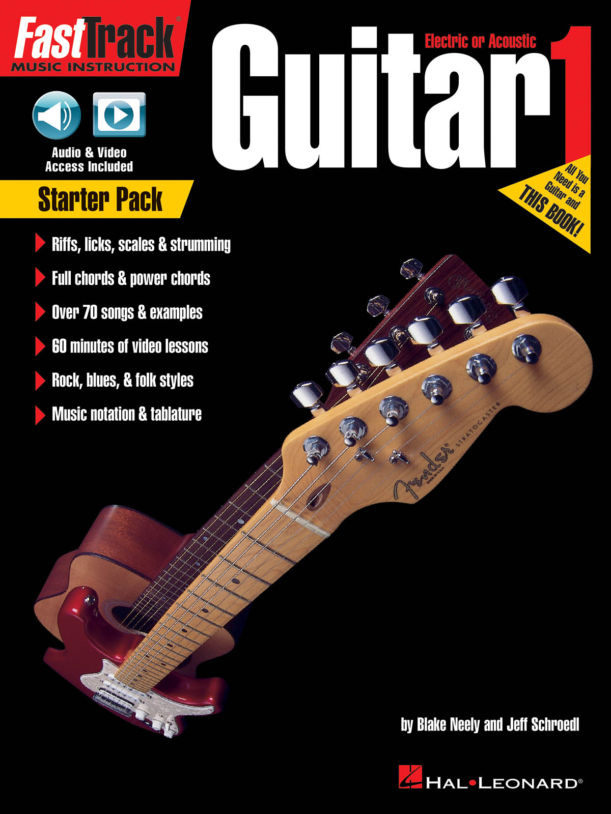 FastTrack Guitar Method: Starter Pack (Book/Online Audio & Video)