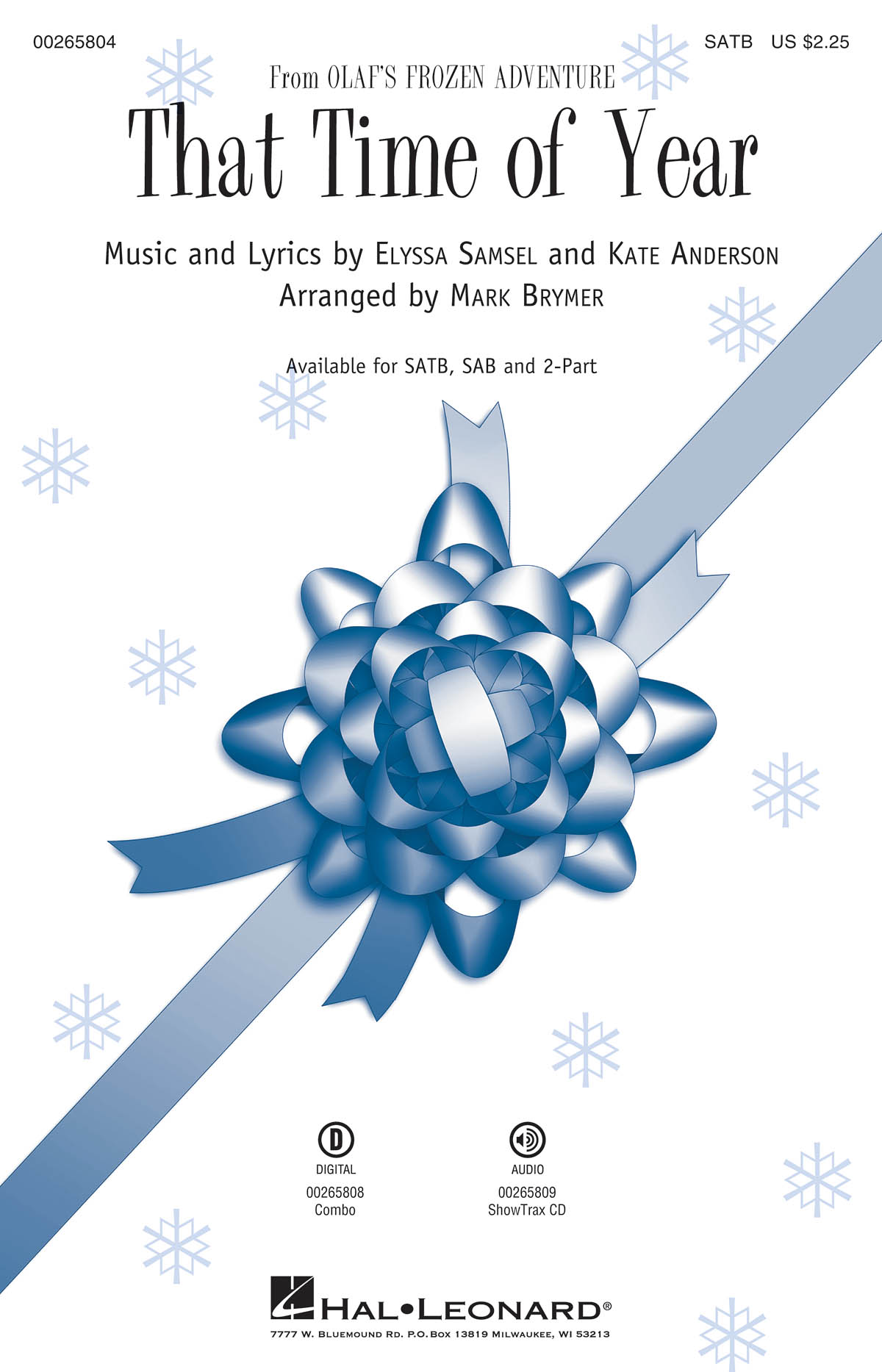 That Time of Year : from Olaf's Frozen Adventure