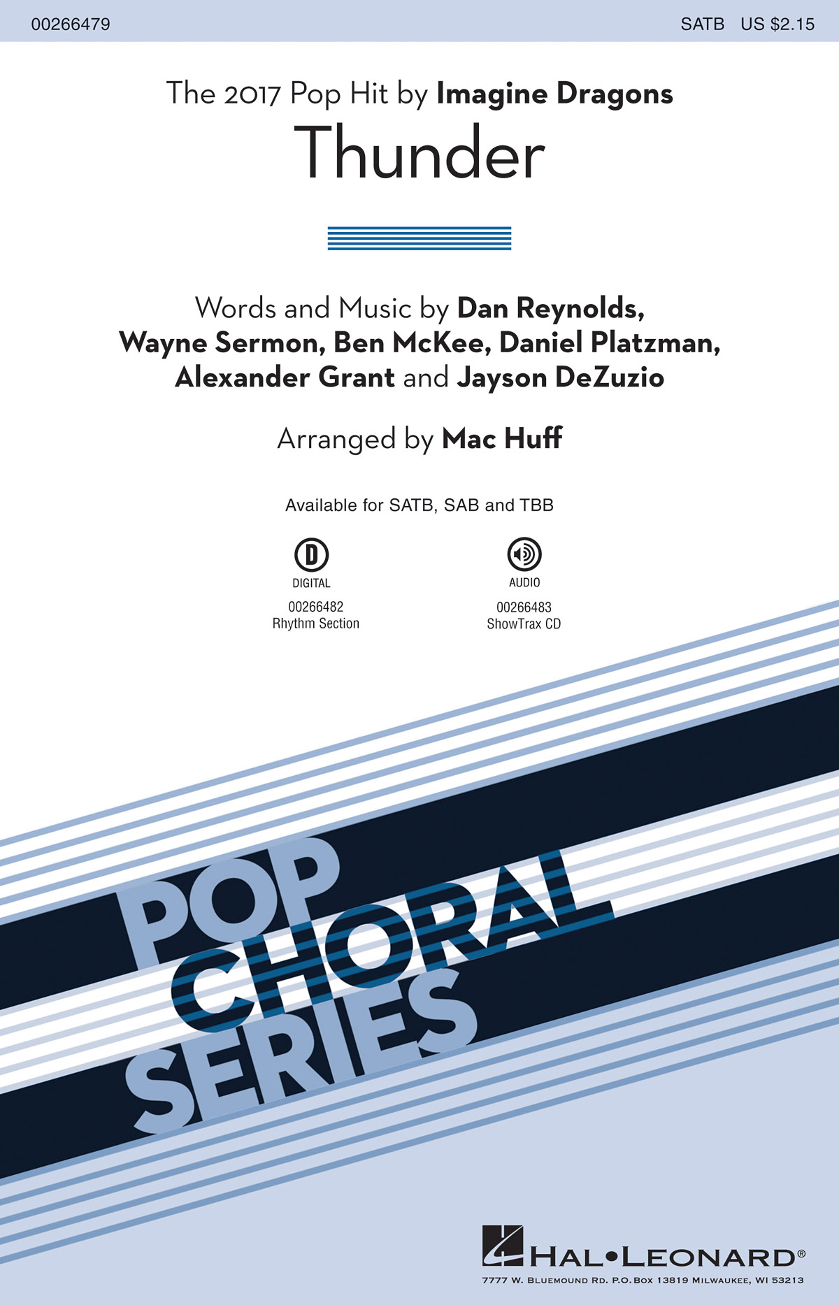 Thunder : Pop Choral Series