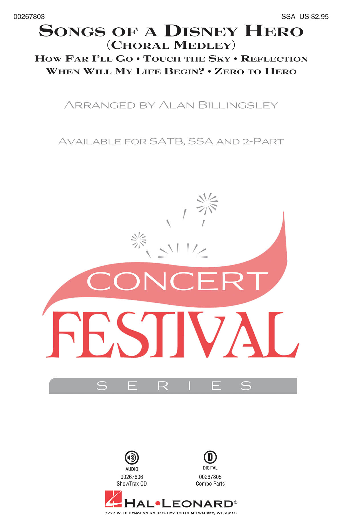 Songs Of A Disney Hero (Arr. Billingsley) (SSA)