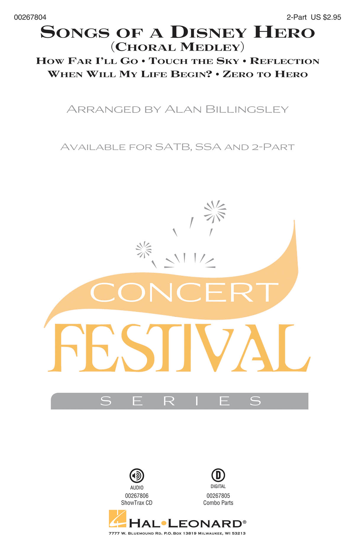Songs Of A Disney Hero (Arr. Billingsley) (2-Part)