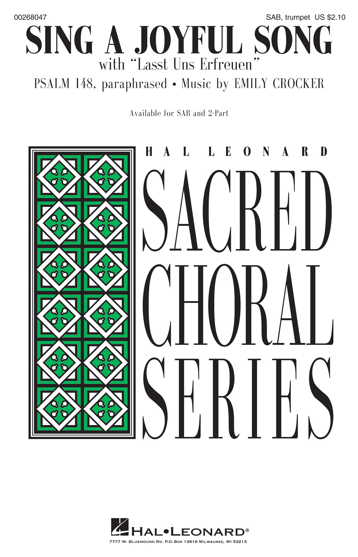 Sing a Joyful Song : with Lasst Uns Erfreuen