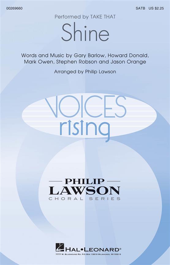 Take That: Shine (Arr. Lawson) (SATB)