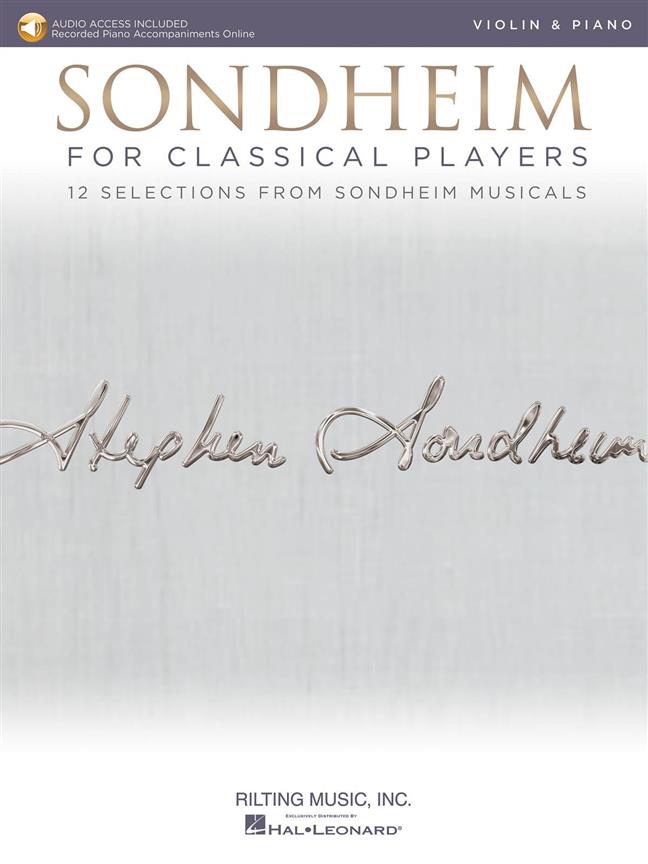 Sondheim For Classical Players - Violin : 12 Selections from Sondheim Musicals