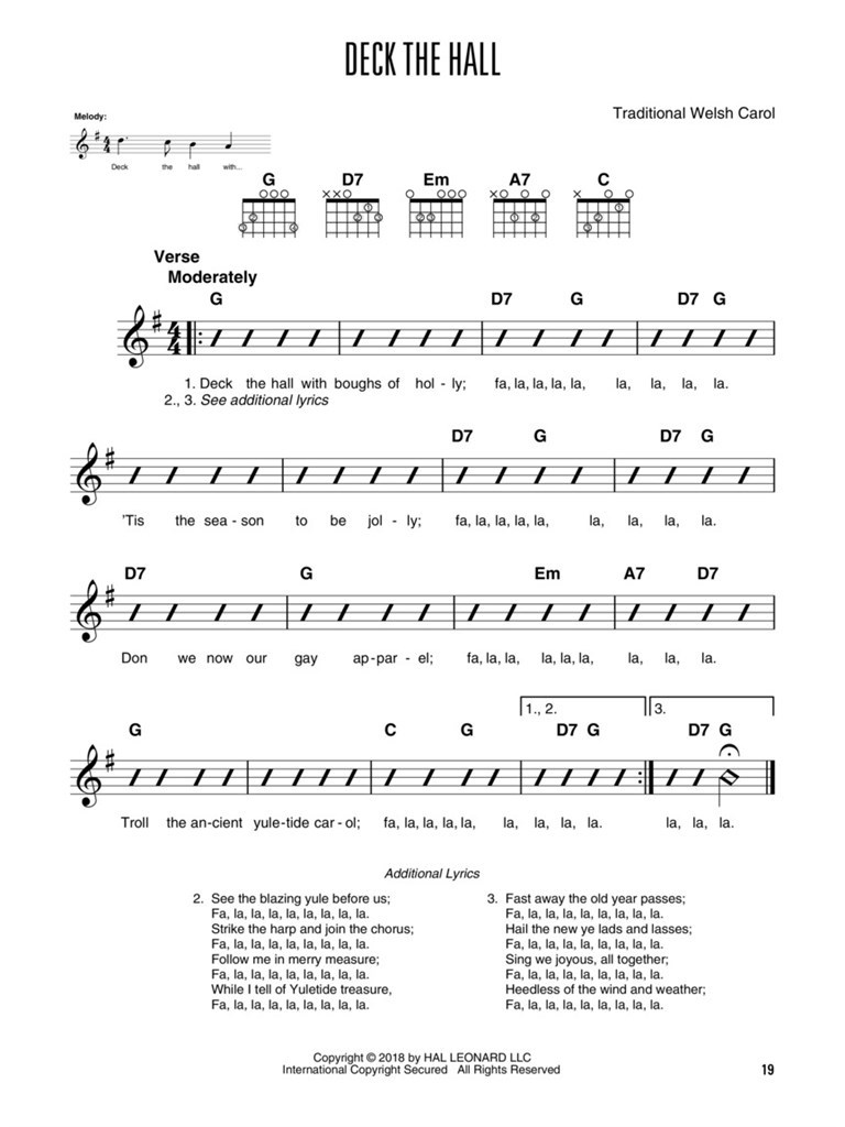 Easy Pop Christmas Rhythms : Supplement to Any Guitar Method