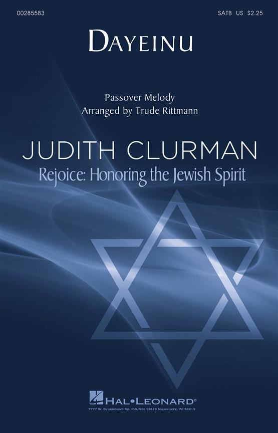 Dayeinu [It Would Have Been Enough] : Judith Clurman - Rejoice: Honoring the Jewish Spirit Series