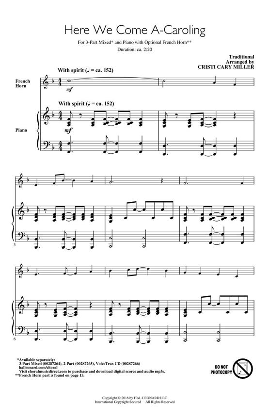 Here We Come A-Caroling : Discovery Level 2