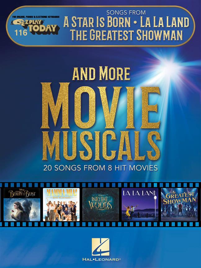 Songs from A Star Is Born, La La Land : The Greatest Showman, and More Movie Musicals, E-Z Play Today Volume 116