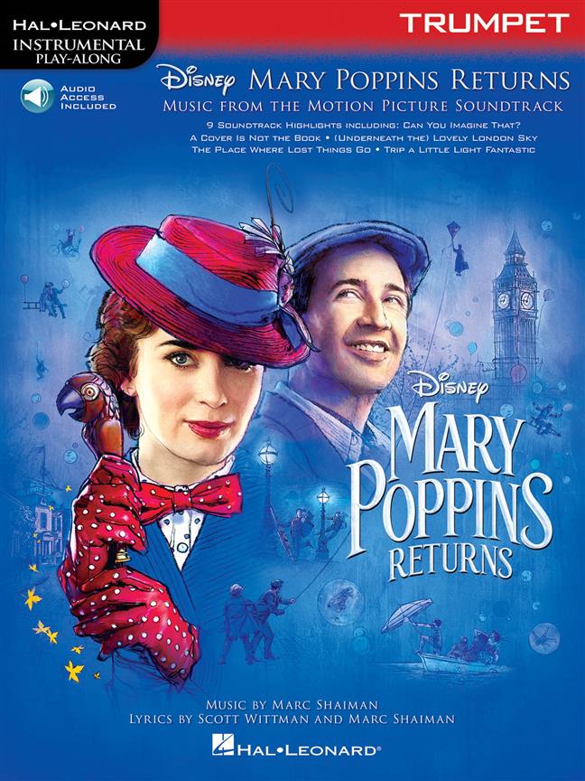 Instrumental Play-Along: Mary Poppins Returns - Trumpet (Book/Online Audio)