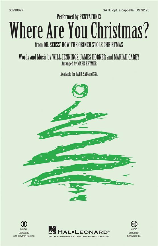 Where Are You Christmas? : from Dr. Seuss' How the Grinch Stole Christmas