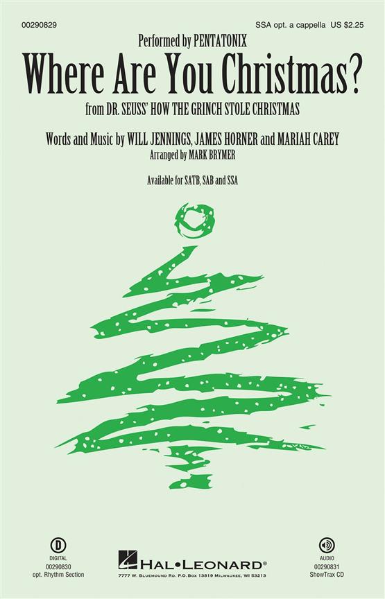 Where Are You Christmas? : from Dr. Seuss' How the Grinch Stole Christmas