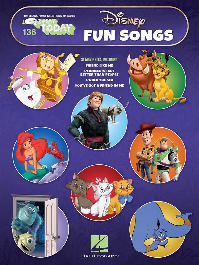 Disney Fun Songs : E-Z Play Today Volume 136