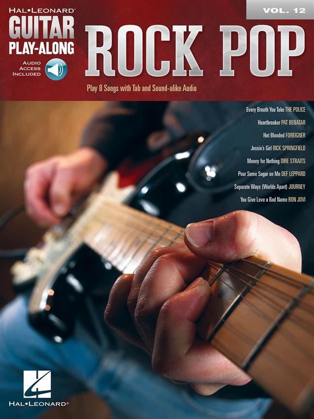 Rock Pop : Guitar Play-Along Volume 12