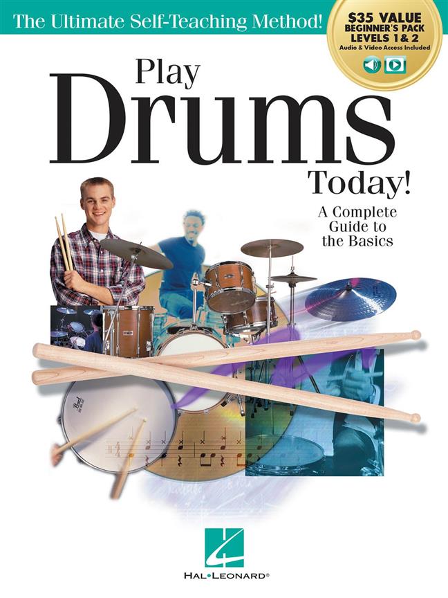 Play Drums Today! All-in-One Beginner's Pack : Includes Book 1, Book 2, Audio & Video