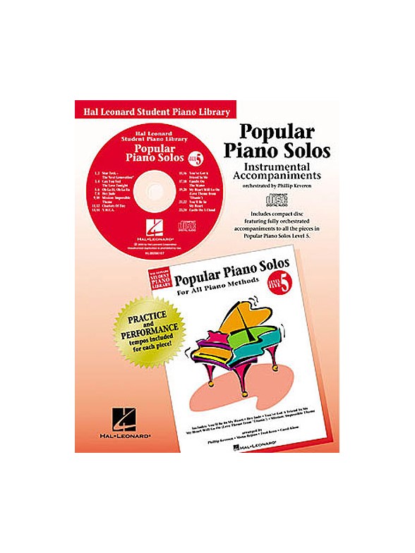 Hal Leonard Student Piano Library: Popular Piano Solos Level 5 Instrumental Accompaniments (CD)