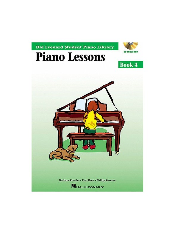 Piano Lessons Book 4 - Book/CD Pack