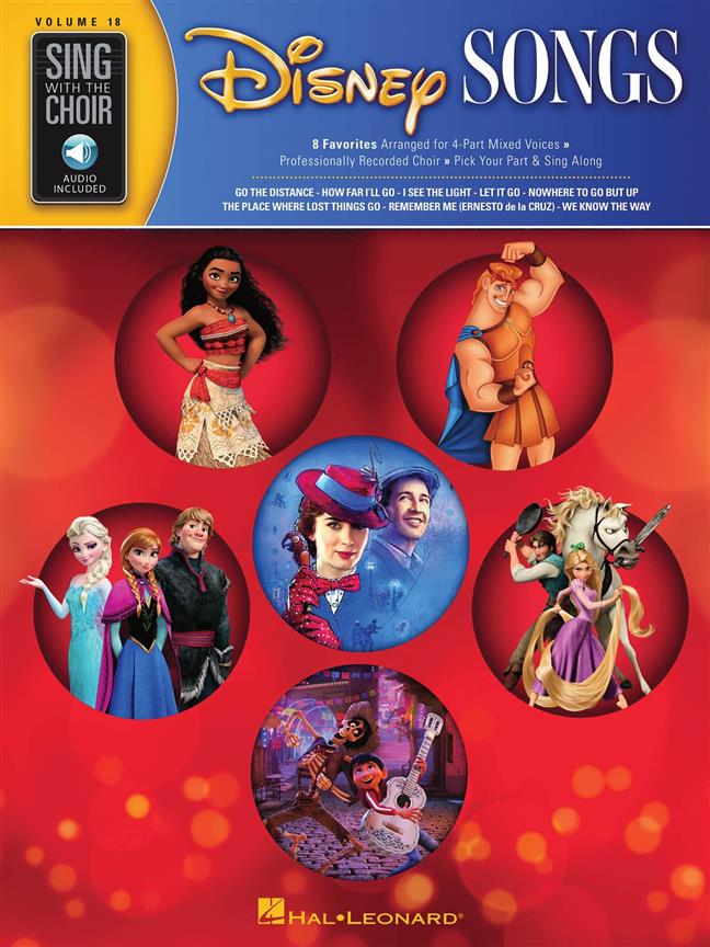 Disney Songs : Sing with the Choir Volume 18